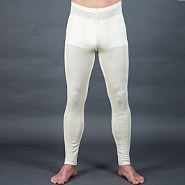 lange uld underbukser med angora til mænd set forfra